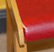Kitchen Chairs in Red, Set of 6 14