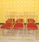 Kitchen Chairs in Red, Set of 6 2