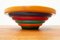 Large Postmodern Multicolored Wooden Bowl by Pietro Manzoni, Italy, 1980s, Image 4