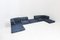 Vintage Mah Jong Sofa aus Denim Stoff von Hans Hopfer für Roche Bobois, 11 Set 9