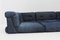 Vintage Mah Jong Sofa aus Denim Stoff von Hans Hopfer für Roche Bobois, 11 Set 12