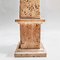 Large Italian Obelisks in Hand-Carved Travertine, 1960s, Set of 2, Image 6