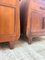 Vintage Art Deco Oak Bedside Tables with Marble Top, 1940s, Set of 2 45