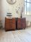 Vintage Art Deco Oak Bedside Tables with Marble Top, 1940s, Set of 2 20
