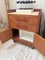 Vintage Art Deco Oak Bedside Tables with Marble Top, 1940s, Set of 2 42