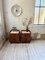 Vintage Art Deco Oak Bedside Tables with Marble Top, 1940s, Set of 2 6