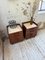 Vintage Art Deco Oak Bedside Tables with Marble Top, 1940s, Set of 2 11