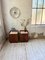 Vintage Art Deco Oak Bedside Tables with Marble Top, 1940s, Set of 2 4