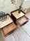 Vintage Art Deco Oak Bedside Tables with Marble Top, 1940s, Set of 2 36