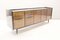 Credenza alta e grande Mid-Century con mobile bar illuminato, Immagine 3