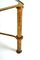 Hollywood Regency Side Table in Gilded Metal and Glass, Italy, Image 19