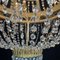 Large Italian Empire 18-Light Chandelier in Crystal and Gilded Brass, 18th Century 8