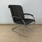 KS 46 Lounge Chair in Chromed Steel Tube, Velvet & Lacquer from Thonet, Germany, 1932, Image 4