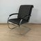 KS 46 Lounge Chair in Chromed Steel Tube, Velvet & Lacquer from Thonet, Germany, 1932 7