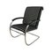 KS 46 Lounge Chair in Chromed Steel Tube, Velvet & Lacquer from Thonet, Germany, 1932, Image 1