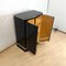Art Deco Bar Cabinet in Black Lacquer, Maple & Metal, France, 1930 7