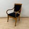 Biedermeier Armchair in Walnut & Black Boucle, South Germany, 1835 8