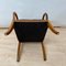 Biedermeier Armchair in Walnut & Black Boucle, South Germany, 1835 20