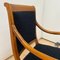 Biedermeier Armchair in Walnut & Black Boucle, South Germany, 1835 14