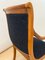 Biedermeier Armchair in Walnut & Black Boucle, South Germany, 1835 15