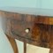 Mesa auxiliar Biedermeier oval con cajón de chapa de nogal, Sur de Alemania, 1820, Imagen 15