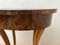 Mesa auxiliar Biedermeier oval con cajón de chapa de nogal, Sur de Alemania, 1820, Imagen 13