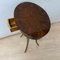 Mesa auxiliar Biedermeier oval con cajón de chapa de nogal, Sur de Alemania, 1820, Imagen 16