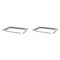 Versilberte Tabletts, 2er Set 1