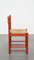 Vintage Wooden Chair with Woven Wicker Seat, 1970s 3
