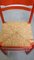 Vintage Wooden Chair with Woven Wicker Seat, 1970s 6