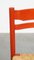Vintage Wooden Chair with Woven Wicker Seat, 1970s 7