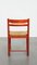 Vintage Wooden Chair with Woven Wicker Seat, 1970s 4