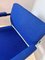Royal Blue and Chrome Armchair, Denmark, 1970s 5