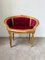 Louis XVI Gilt Wood and Red Velvet Armchair, 1890s 17