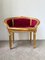 Louis XVI Gilt Wood and Red Velvet Armchair, 1890s 15