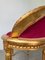 Louis XVI Gilt Wood and Red Velvet Armchair, 1890s 42