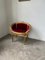 Louis XVI Gilt Wood and Red Velvet Armchair, 1890s 12