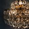 Mid-Century Crystal Glass Chandelier from Palwa, 1960s 12