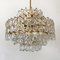 Mid-Century Crystal Glass Chandelier from Palwa, 1960s 9