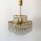 Mid-Century Crystal Glass Chandelier from Palwa, 1960s, Image 5