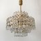 Mid-Century Crystal Glass Chandelier from Palwa, 1960s 3