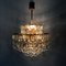 Mid-Century Crystal Glass Chandelier from Palwa, 1960s 2