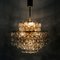 Mid-Century Crystal Glass Chandelier from Palwa, 1960s, Image 4