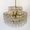 Mid-Century Crystal Glass Chandelier from Palwa, 1960s, Image 7
