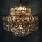 Mid-Century Crystal Glass Chandelier from Palwa, 1960s 11
