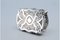 Edward VII Vinaigrette-Dose aus Silber und Gold mit asymmetrischer Gravur 8