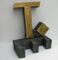 Brass T, E, and 5 Letters, 1950s, Imagen 6