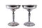 Silberne Champagnergläser mit gravierten Blumenmotiven 1
