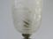 Vintage Art Deco Nickel-plated & Frosted Glass Table Lamp, Image 5