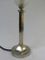 Vintage Art Deco Nickel-plated & Frosted Glass Table Lamp 11